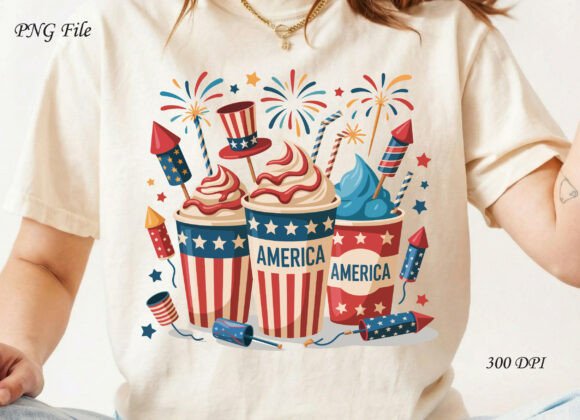 4th of July, Coffee Cups Coffee Cups SVG Graphics & T-Shirt Designs Review