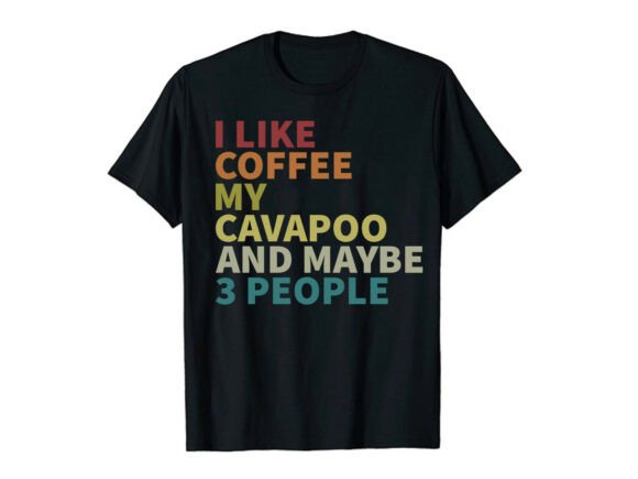 Cavapoo Dog Owner Coffee Lovers Quote Gi for Graphics and T-Shirt Designs