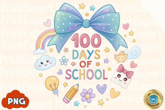 Reviewing 100 Days of School SVG PNG for Graphics and Illustrations