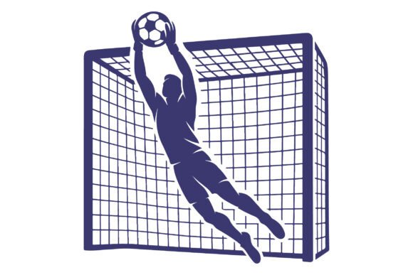 Soccer Goalkeeper Catching Ball Vector Graphics and Illustrations