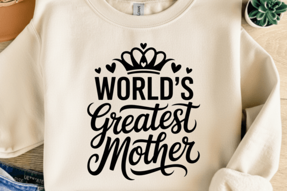 World’s Greatest Mother SVG: Premium Graphics for T-Shirt Designs